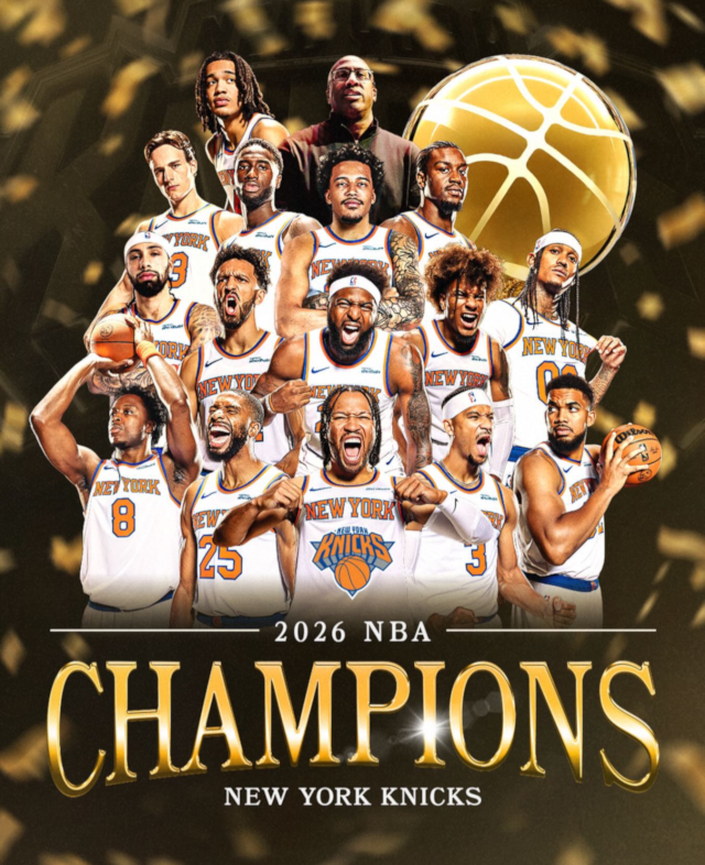 2026 NBA Champions New York Knicks